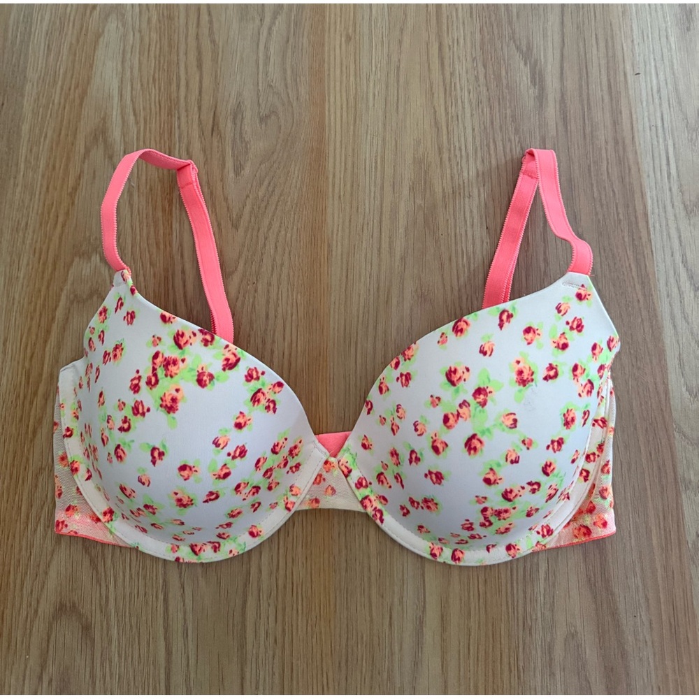 Victorias secret PINK Floral Print Bra - 34D